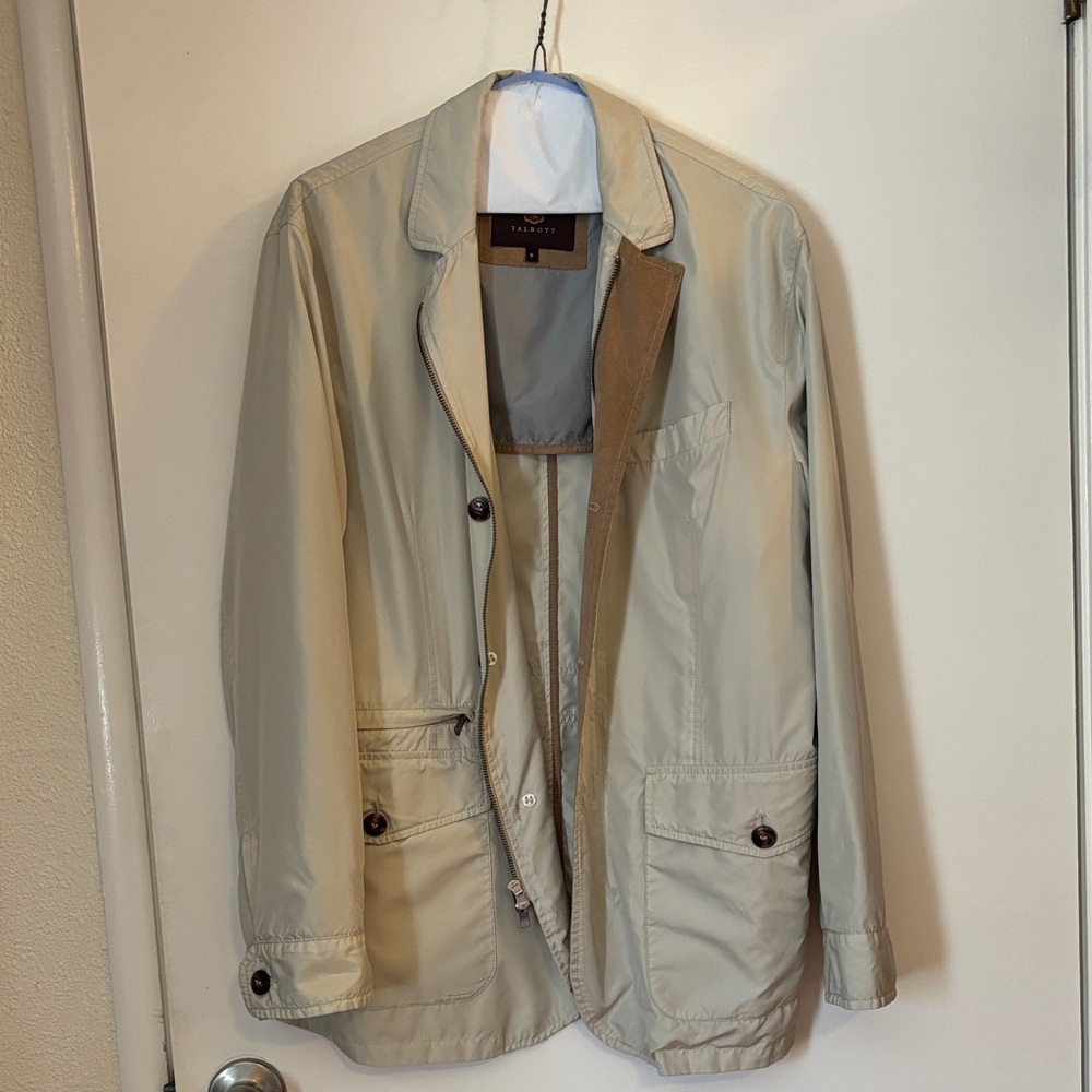 Robert Talbott Beige Men's Shirt Jacket